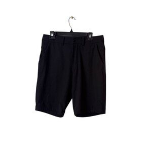 Lululemon Mens Black Commission Shorts 9" Inseam Lightweight Stretch Zip Pocket
